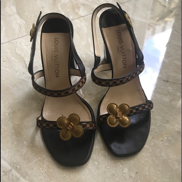 Louis Vuitton Shoes - LOUIS VUITTON DAMIER SANDALS